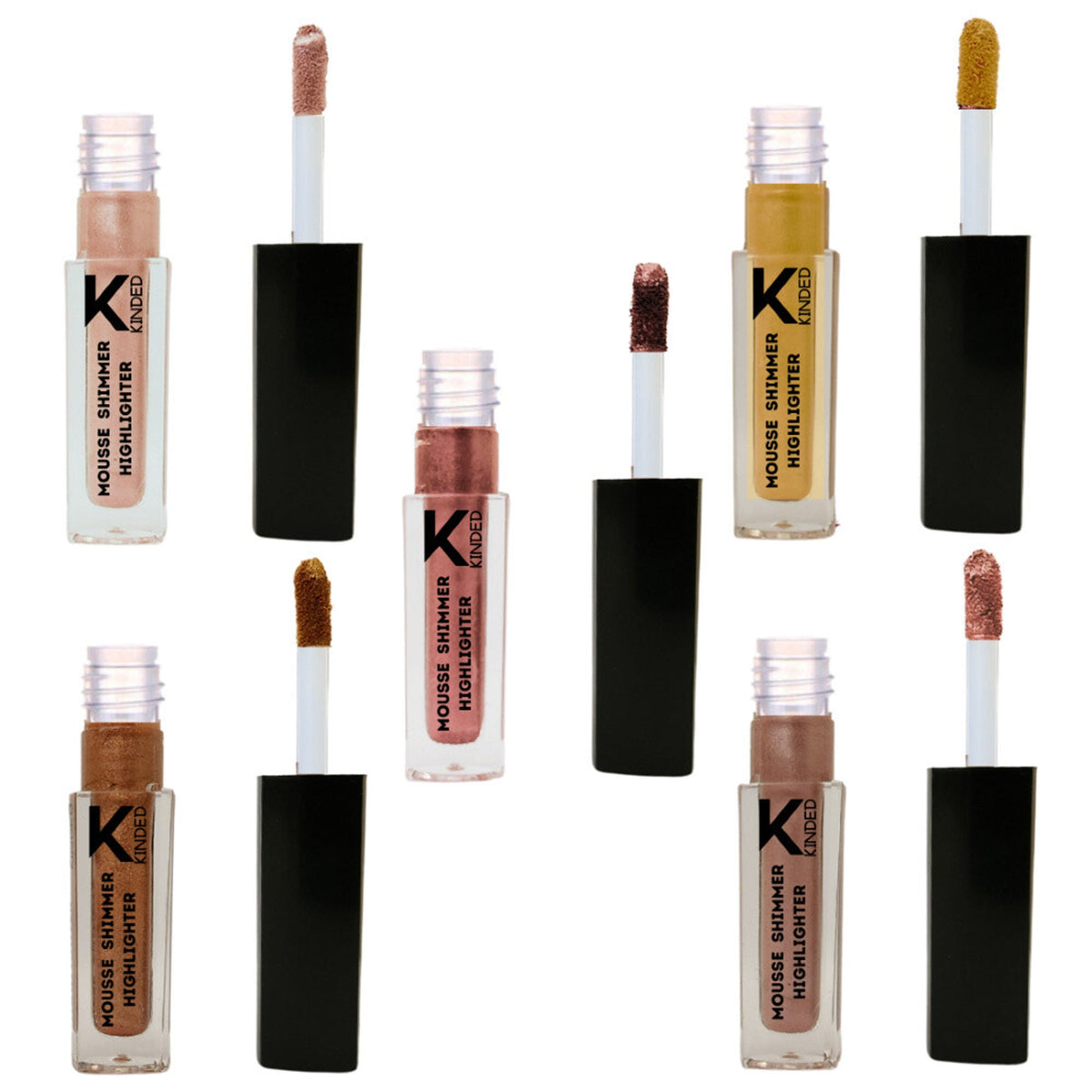 KINDED Mousse Shimmer Highlighter Combo | Grocsy