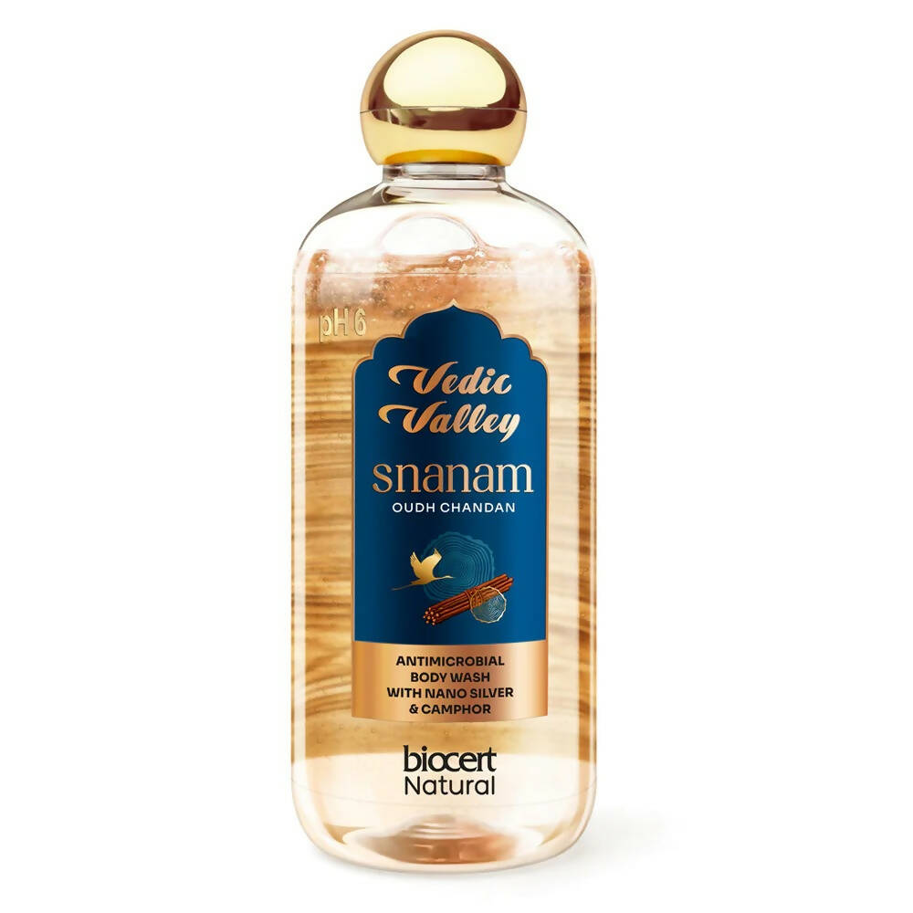 Vedic Valley Mens Long Lasting Hydrating Body Wash Oudh Chandan | Grocsy