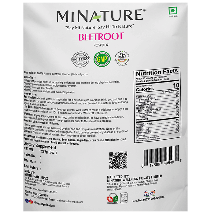Minature Beetroot Spray Dried Powder | Grocsy