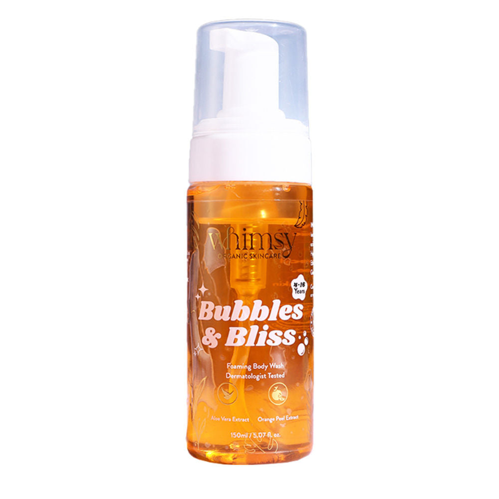 Whimsy Beauty Bubbles & Bliss Foaming Body Wash For Girls & Kids - Aloe Vera & Orange Extract | Grocsy
