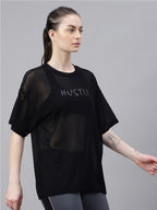 MKH Typography Printed Relaxed Fit Dri-FIT T-shirt | Grocsy