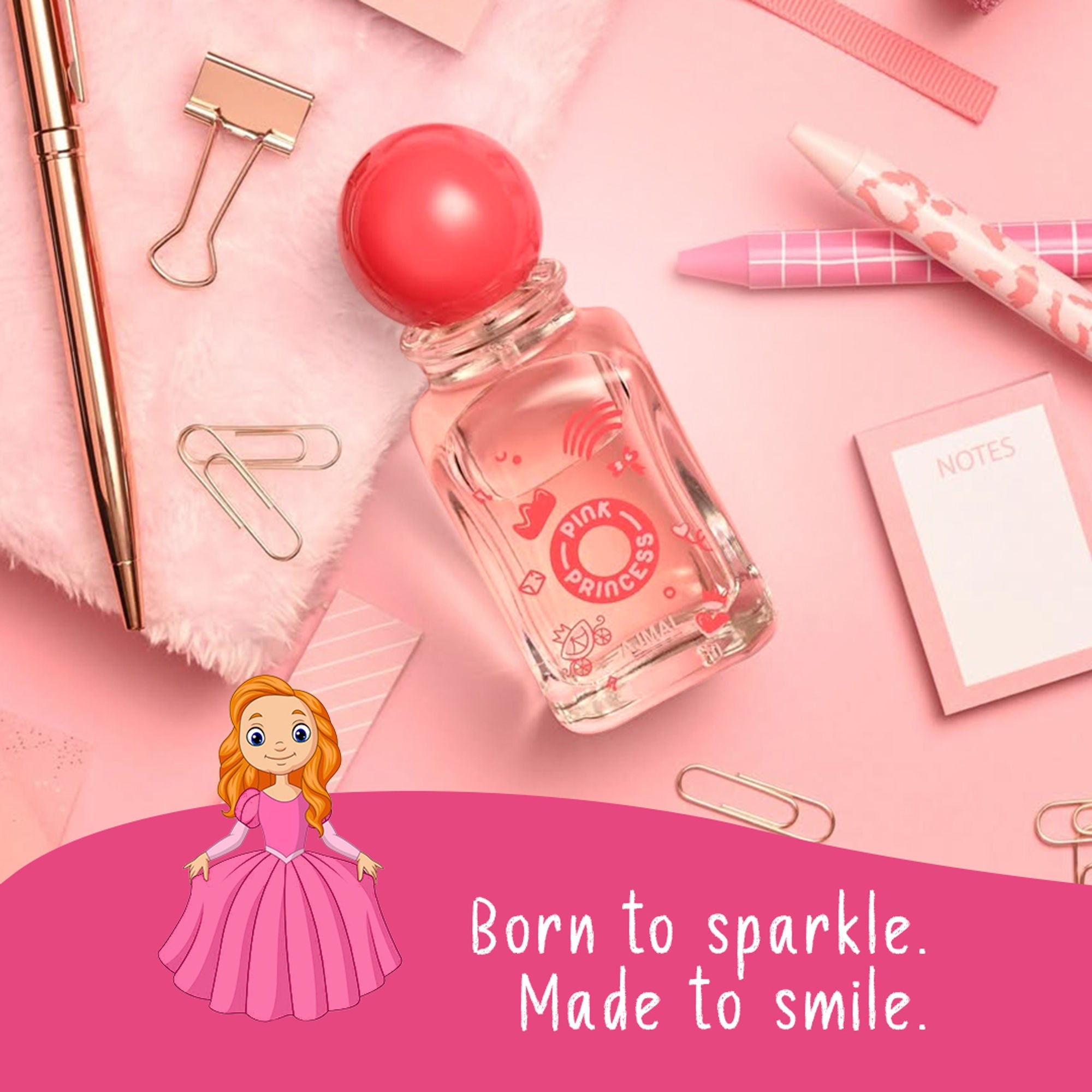 Ajmal India Pink Princess Perfume For Girl | Grocsy