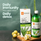 Krishna's Herbal & Ayurveda Aloe+ Amla Juice | Grocsy
