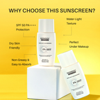 Dermdoc 1% Ceramide Complex Water Light Fluid Sunscreen SPF 50 PA ++++ | Grocsy