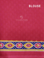 Denim Blue Colour Block Print Pure Mulmul Cotton Saree By Gayathri Reddy Designer Studio | Grocsy