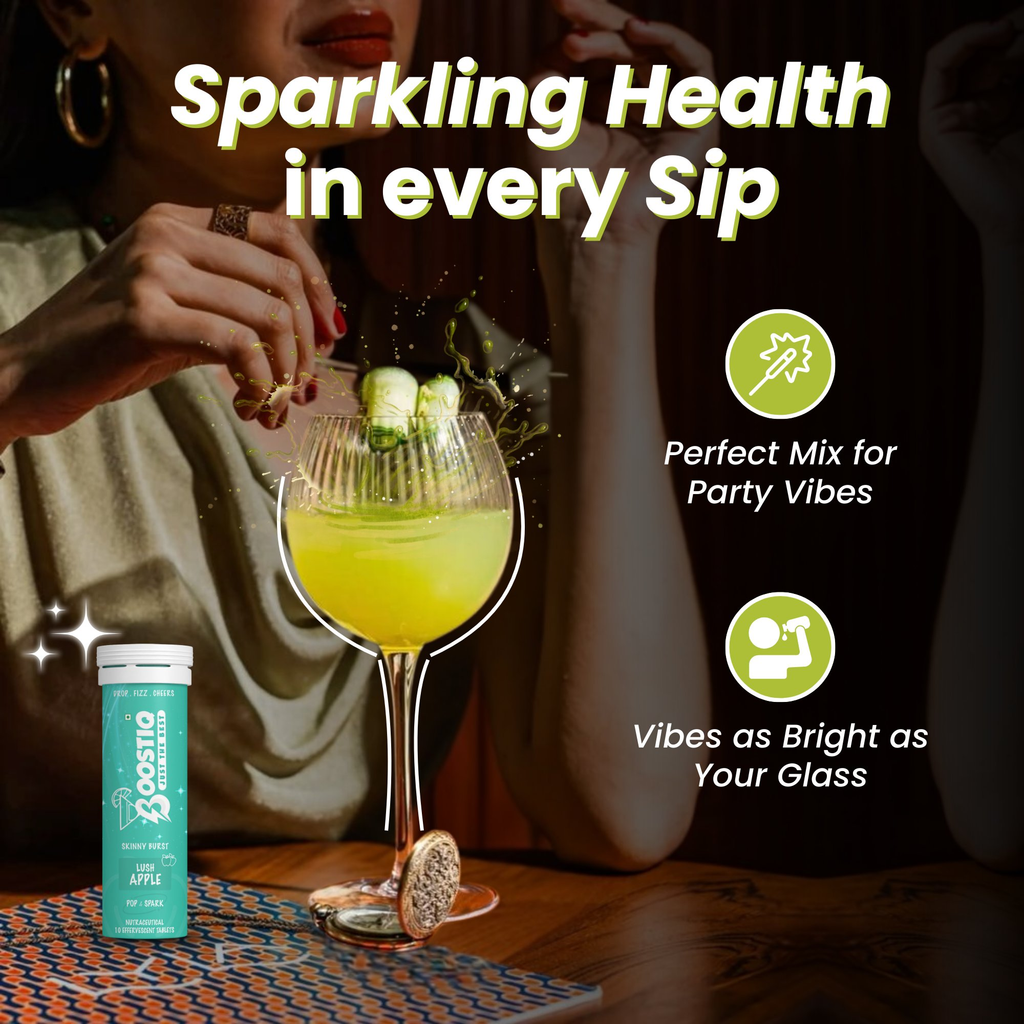 BOOSTIQ Pop & Spark Effervescent Tablets - Lush Apple | Grocsy