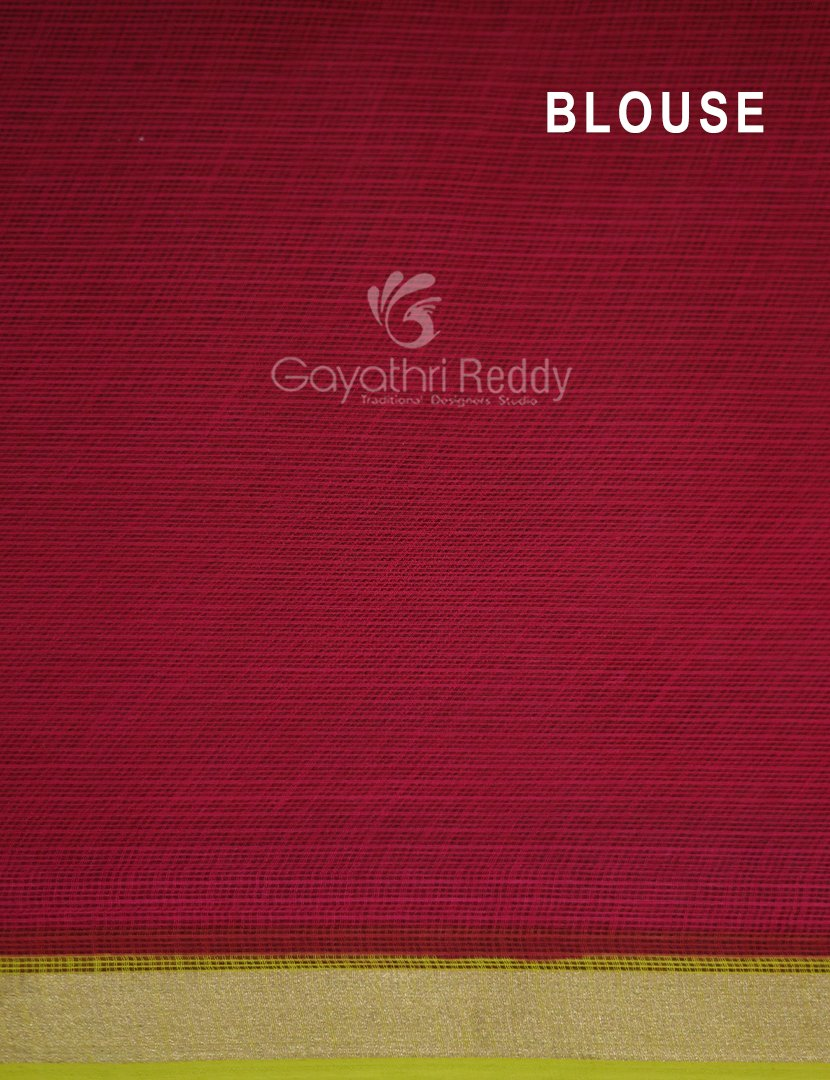 Shades of Dry Mehendi With Block Design Pure Kota Cotton Saree By Gayathri Reddy Designer Studio | Grocsy