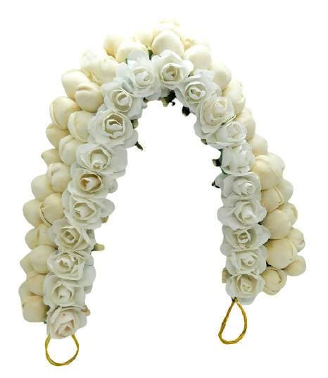 White Rose Mogra Gajra | Grocsy