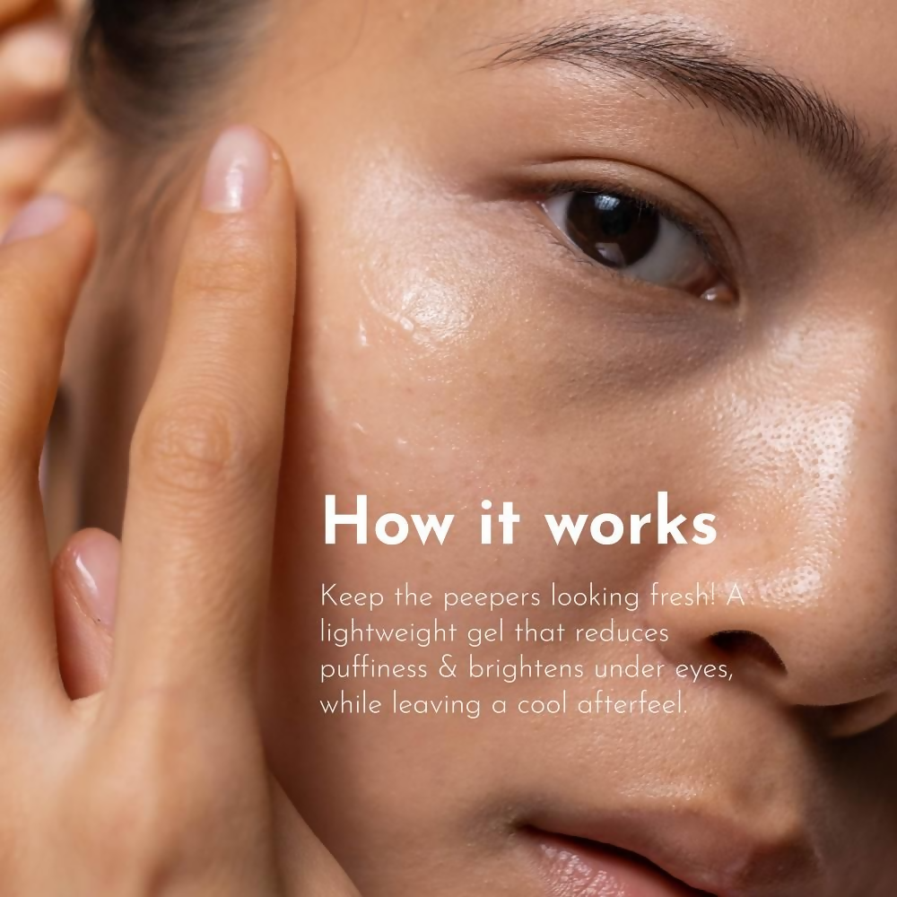 Orimii Under Eye Cream Gel for Dark Circles with Vitamin C | Grocsy