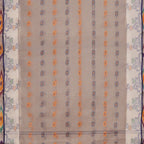 Exclusive Collection 100% Pure Cotton Beige Tant Saree With Hand Weaving Work | Grocsy