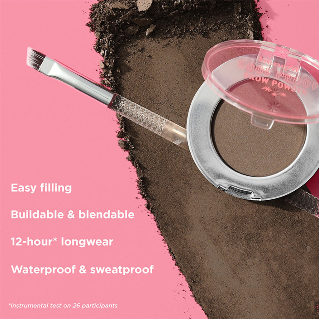 Benefit Cosmetics Goof Proof Brow Powder - 3.5 - Neutral Medium Brown | Grocsy