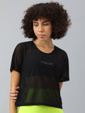 MKH Women Typography Extended Sleeves Dri-FIT Sports T-shirt | Grocsy