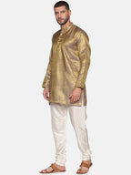 Sethukrishna Men Blue Kurta with Pyjamas | Grocsy