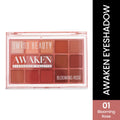 Swiss Beauty Awaken Eyeshadow Palette , Matte + Shimmer Finish , Long-Lasting - Blooming Rose | Grocsy