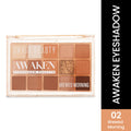 Swiss Beauty Awaken Eyeshadow Palette , Matte + Shimmer Finish , Long-Lasting - Brewed Morning | Grocsy