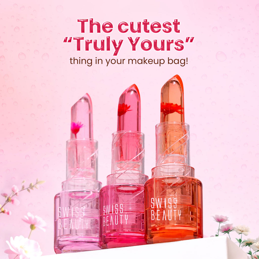 Swiss Beauty Jelly Bloom PH Lip Balm, Colour-Changing Tint, Hydrating With Vitamin E | Grocsy