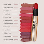 Swiss Beauty Select Here To Stay Lip Crayon Velvety-Matte Finish , 12-Hour Stay - 6 Raspberry Jam | Grocsy