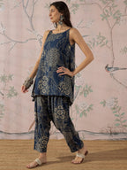 InWeave Peacock Teal Rose Leaf Strappy Set | Grocsy