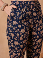 InWeave Navy Beige Co Ord Set | Grocsy