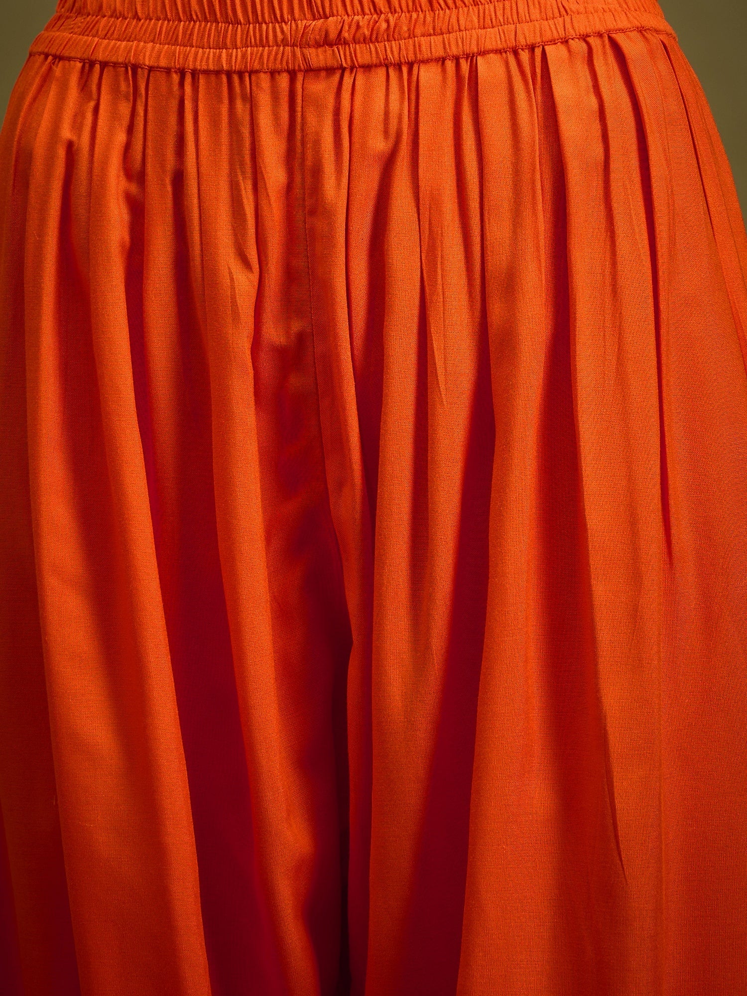 InWeave Orange Angrakha Dhoti Co Ord Set | Grocsy