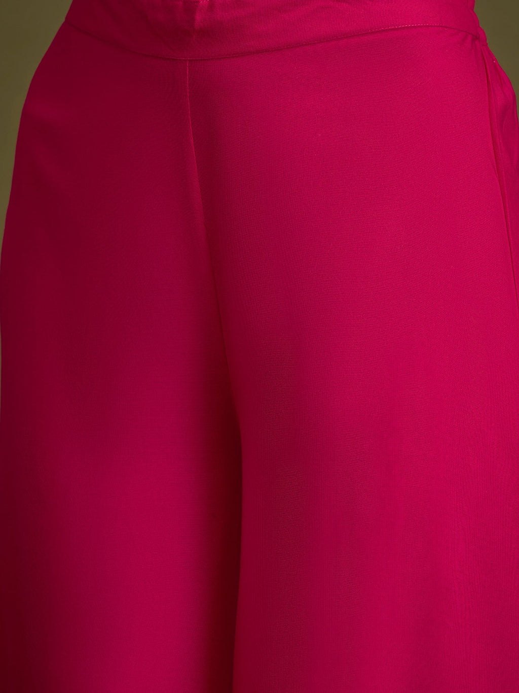 InWeave Fuchsia Angrakha Dhoti Co Ord Set | Grocsy