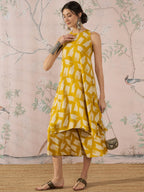 InWeave Honey Yellow Beige Kurta Set | Grocsy