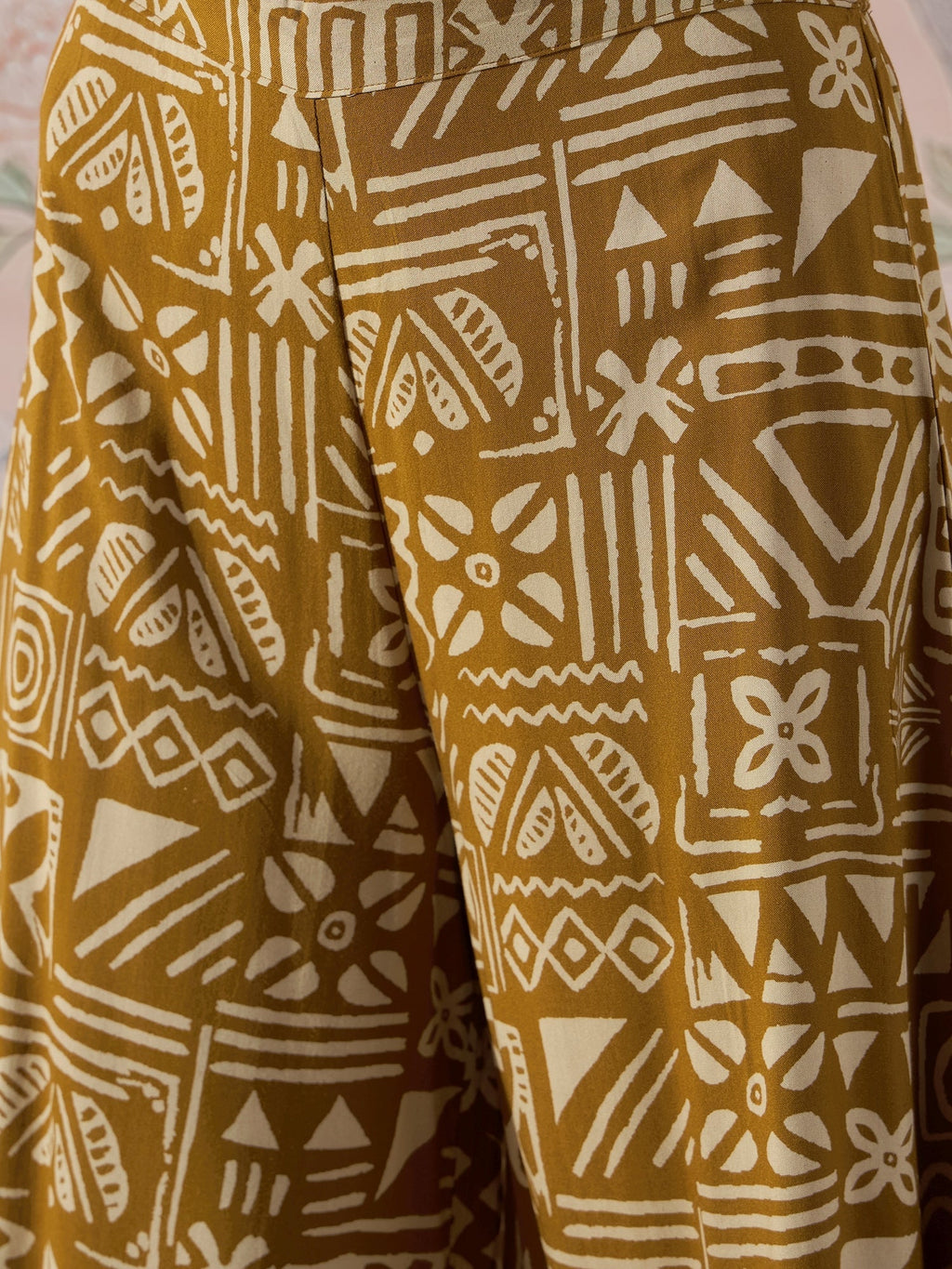 InWeave Dark Yellow Ethnic Flared Kurta Set | Grocsy