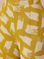 InWeave Honey Yellow Beige Slit Kurta Set | Grocsy