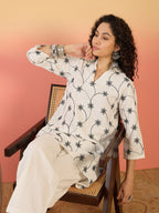 InWeave White Embroidery Mandarin White Set | Grocsy