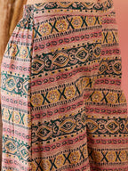 InWeave Dark Green Paisley Print Strappy Printed Palazzo Set | Grocsy