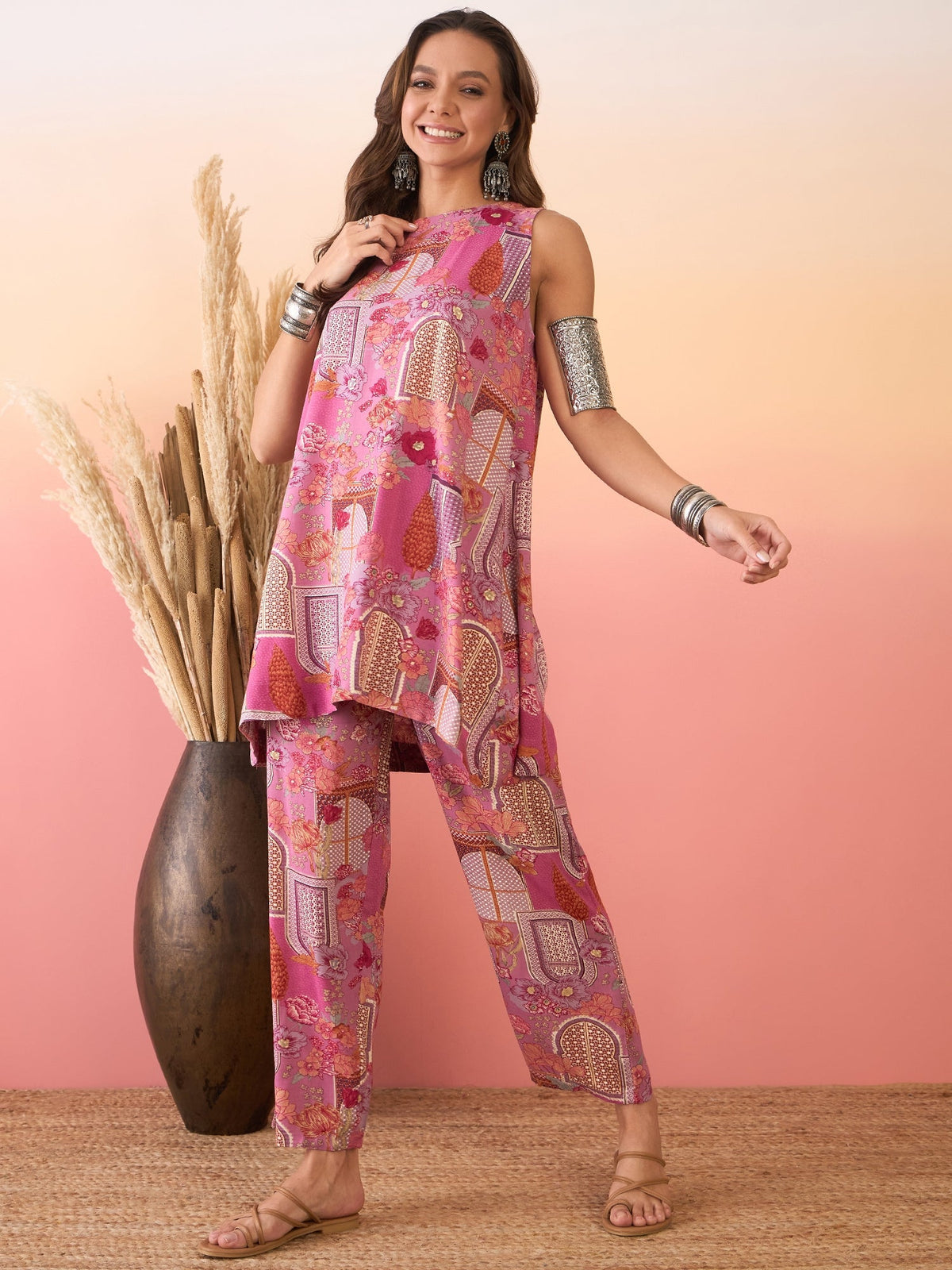 InWeave Dusty Pink Co-Ord Set | Grocsy