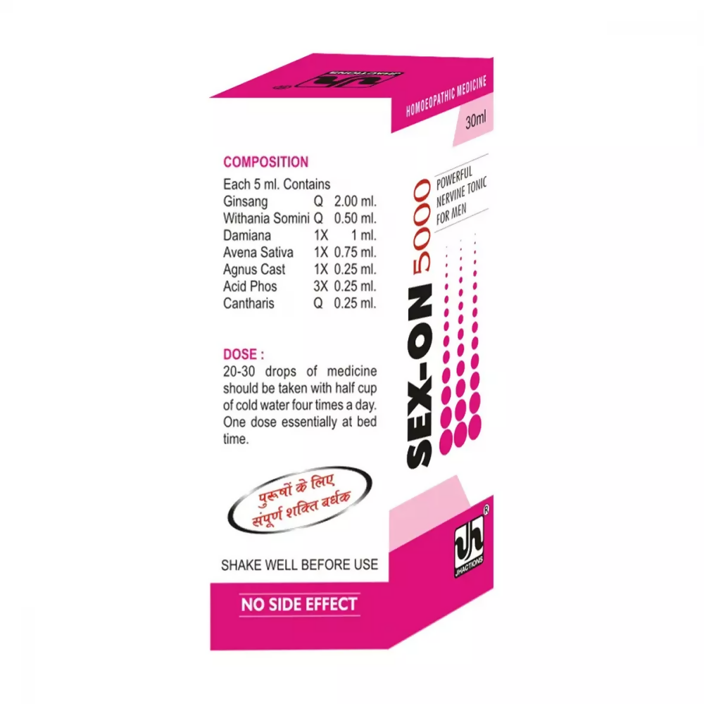 Jhactions Homeopathy Sex-On 5000 Drops | Grocsy