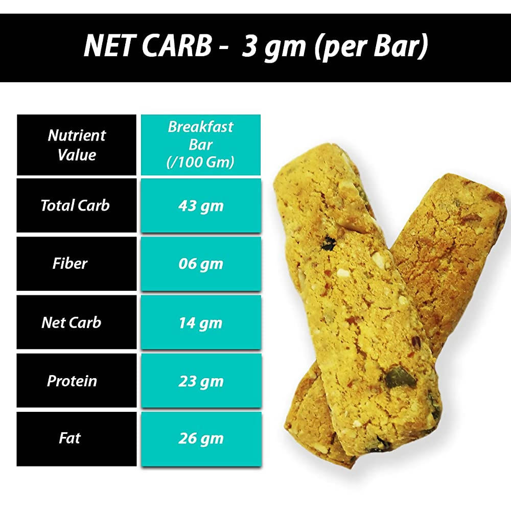 NutroActive Keto Breakfast Bar | Grocsy