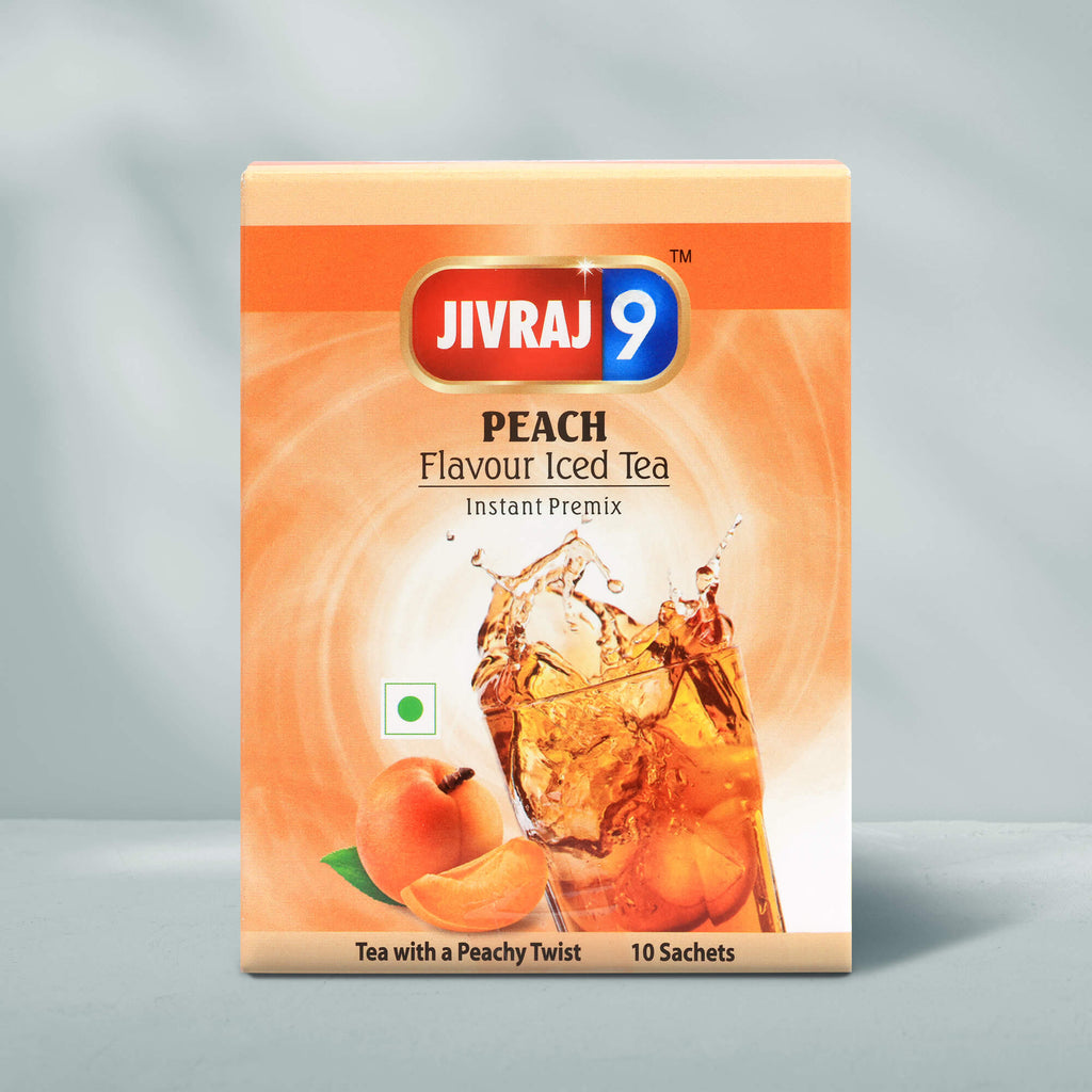 jivraj9 Tea Peach Premix Iced Tea Box | Grocsy