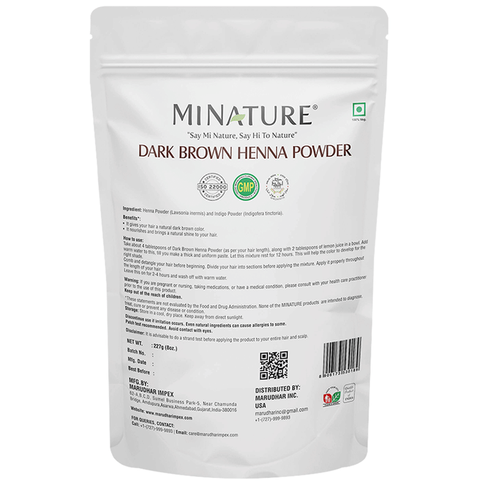 Minature Dark Brown Henna Powder | Grocsy