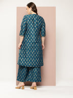 Sztori Plus Size Ethnic Motifs Kurta Set | Grocsy