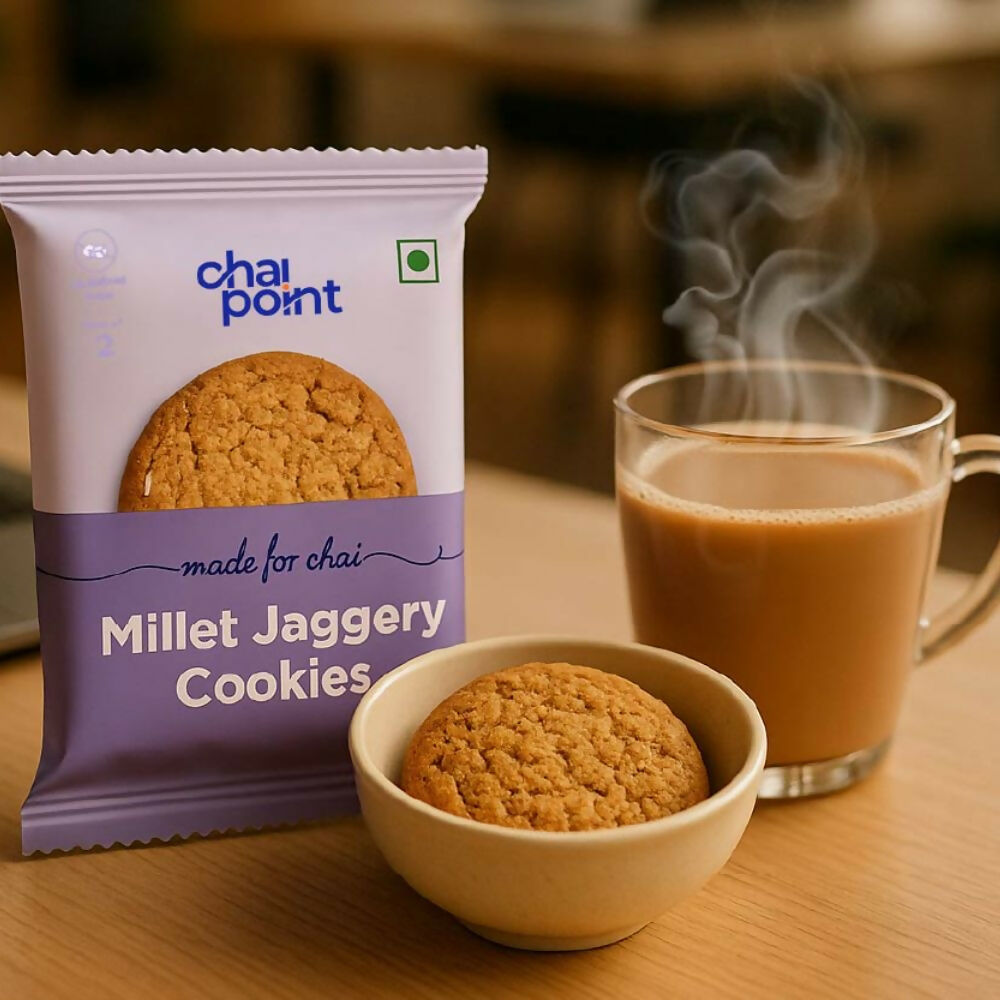 Chai Point Millet Jaggery Cookies | Grocsy