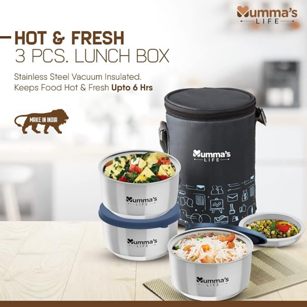 Mumma's LIFE Stainless Steel Vacuum Insulated Lunch Box | Grocsy