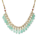 Women's Gold-Polished Necklace - Ruby Raang | Grocsy