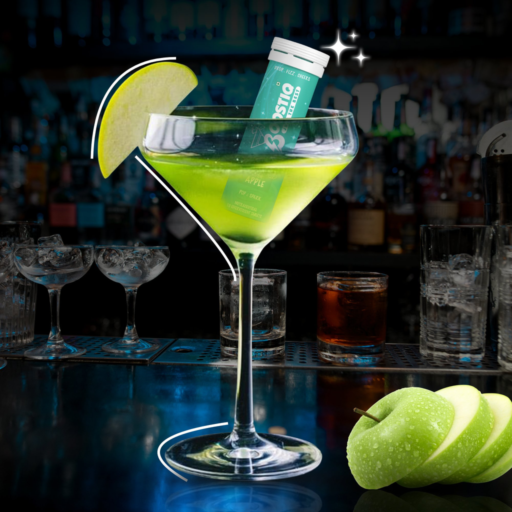 BOOSTIQ Pop & Spark Effervescent Tablets - Lush Apple | Grocsy