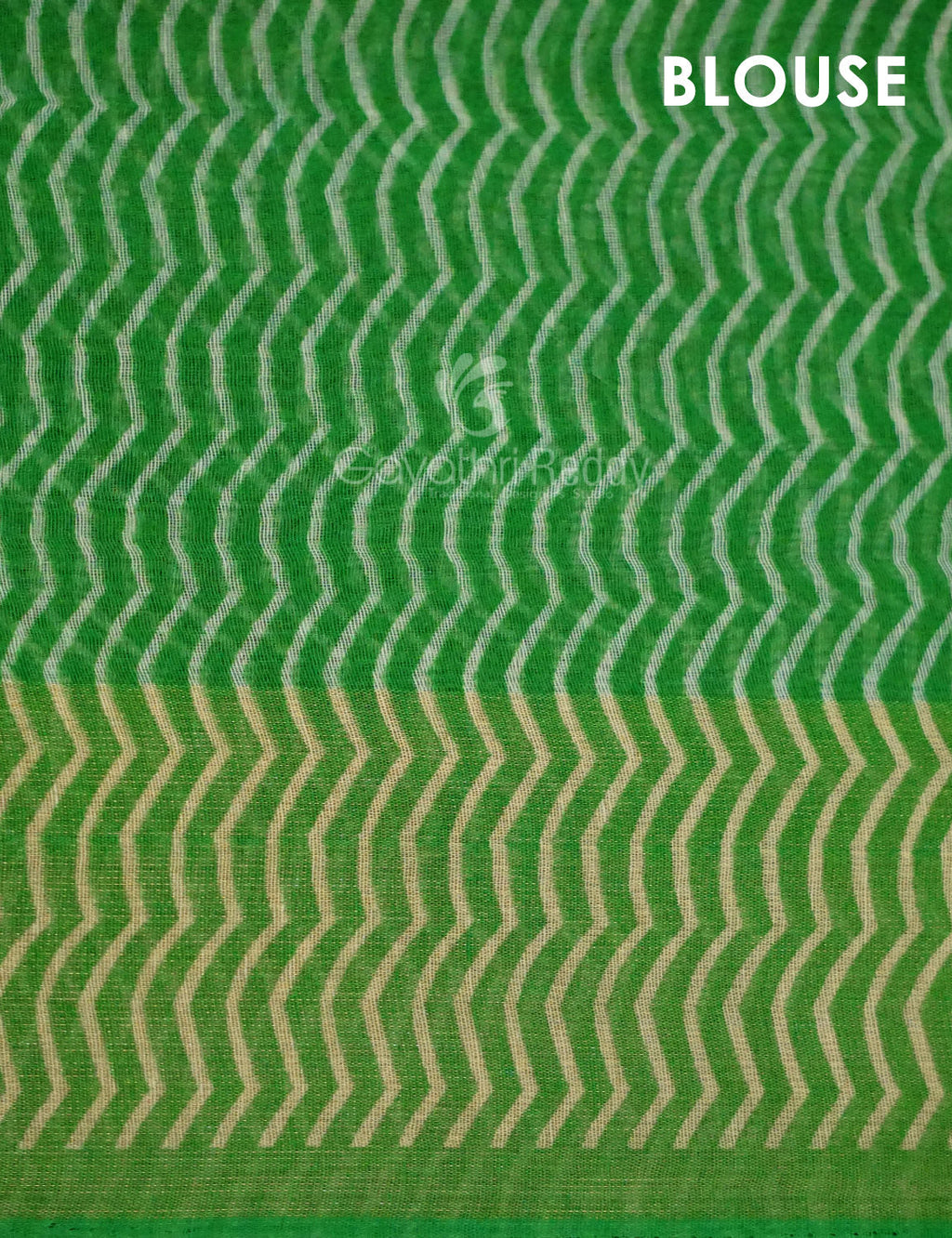 Shades of Parrot Green Leheriya Print Semi Chanderi Saree By Gayathri Reddy Designer Studio | Grocsy