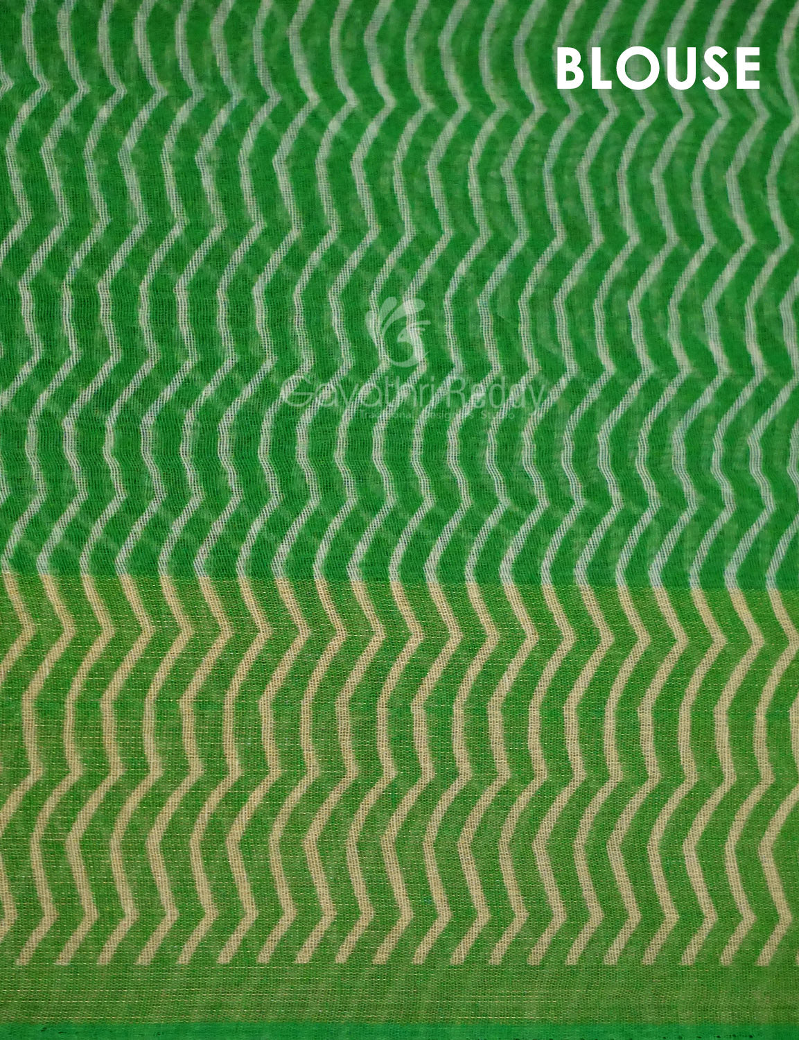 Shades of Parrot Green Leheriya Print Semi Chanderi Saree By Gayathri Reddy Designer Studio | Grocsy