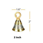 Uapan Brass Pooja Room Bells with J Hook | Grocsy