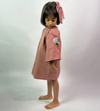 ArthLife Chestunt Brown Raglon Dress | Grocsy