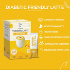 TeaFit AM/PM Wellness No Sugar Tea Premix - Ginger Tea & Turmeric Latte | Grocsy