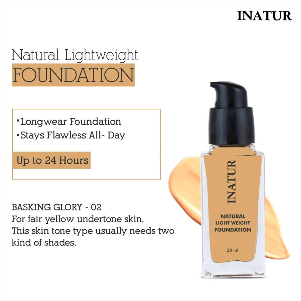 Inatur Natural Light Weight Foundation - Basking Glory | Grocsy