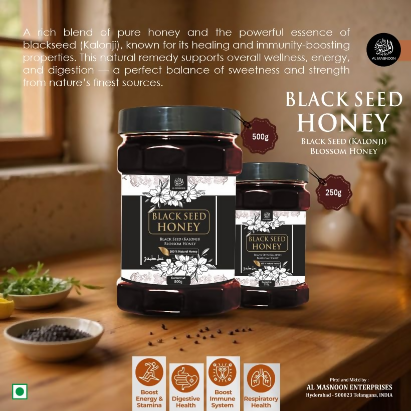 Al Masnoon Black Seed Honey | Grocsy
