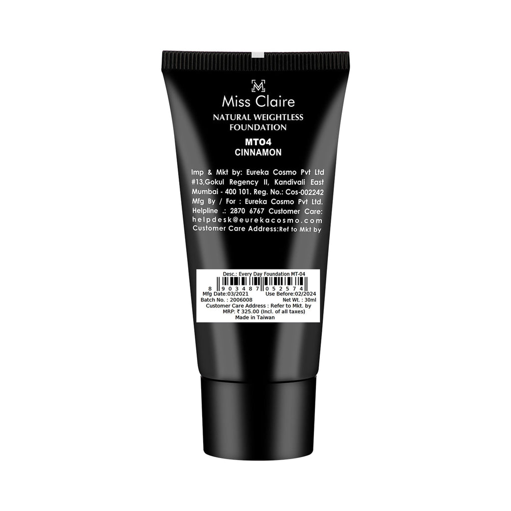 Miss Claire Everyday Foundation - Mt-04 Cinnamon | Grocsy