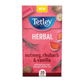 Tetley Vanilla, Nutmeg & Rhubarb Tea Bags | Grocsy