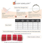 Tehzeeb Creations Bridal Bangle Set Red Color Chuda Dulhan Punjabi Choora Wedding Chura For Women | Grocsy